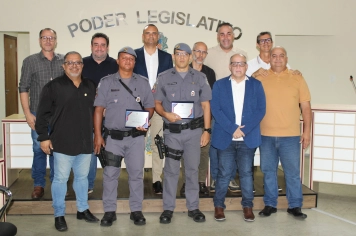 Foto relacionada - Policiais e guardas civis municipais são homenageados