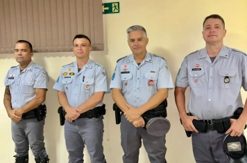 Foto relacionada - Policiais e guardas civis municipais são homenageados