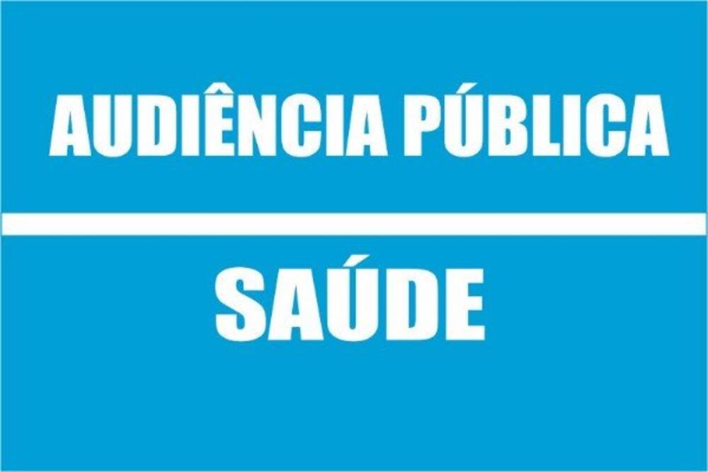 CONVITE AUDIÊNCIA PÚBLICA DA SAÚDE