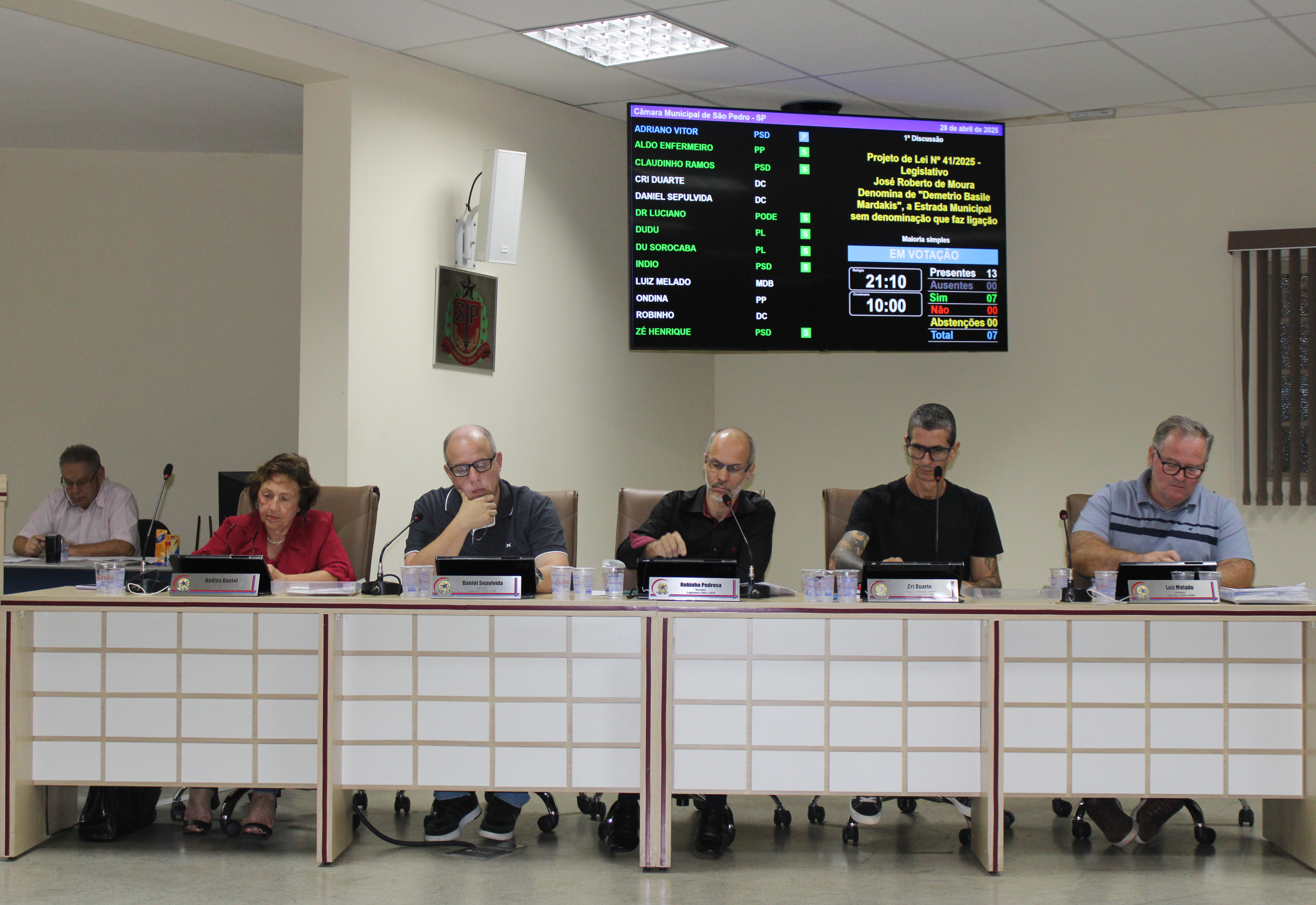 7ª Sessão Ordinária