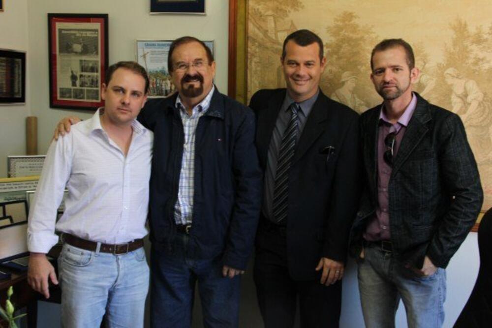 ALEX SILOTO VISITA DEPUTADO ESTADUAL ALDO DEMARCHI