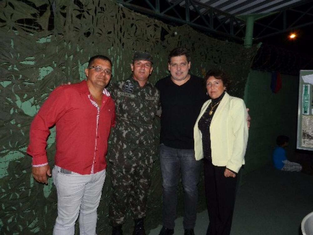 VEREADORES PARTICIPAM DE CERIMÔNIA MILITAR NO TIRO DE GUERRA 02-091 EM SÃO PEDRO