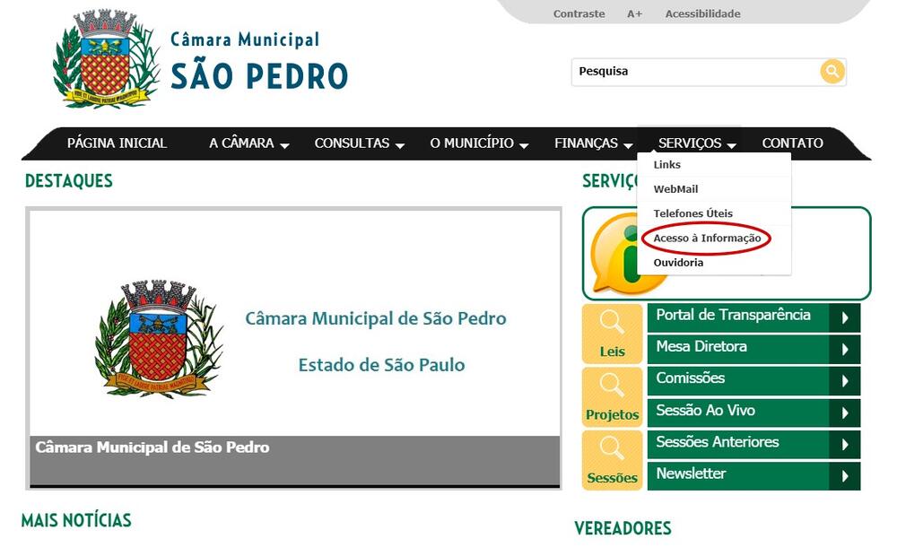 CONSULTA A PROJETOS DE LEIS E ACESSO A INFORMAÇÕES ESTÃO DISPONÍVEIS A TODOS OS MUNÍCIPES