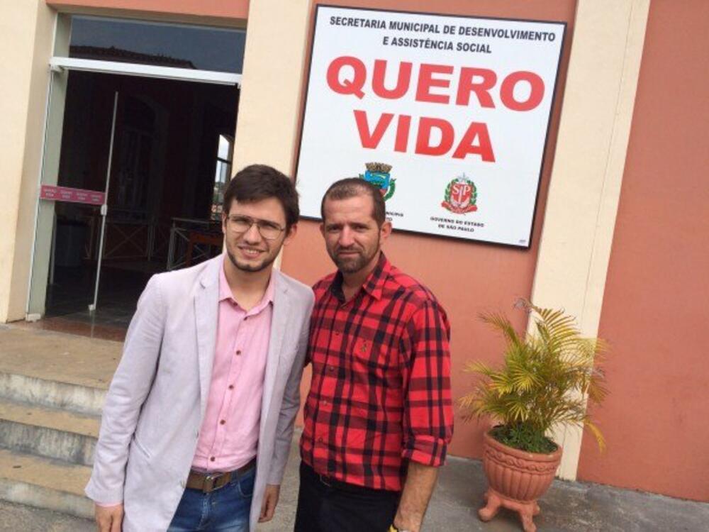 VEREADOR BRANCO VISITA PROJETO CENTRO DIA PARA O IDOSO